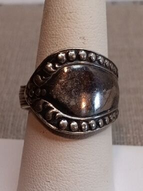 Niagara Falls Silver Co Spoon Ring Size 8.5 Vintage